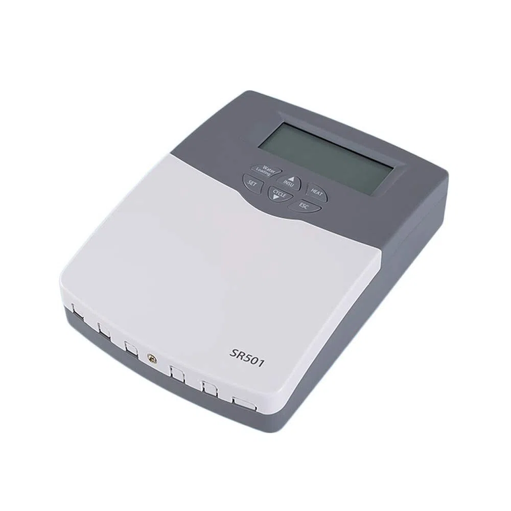 FP-TECH FP-SR501 Centralina di Gestione Pannello Solare Termico Acqua Calda, Bianco