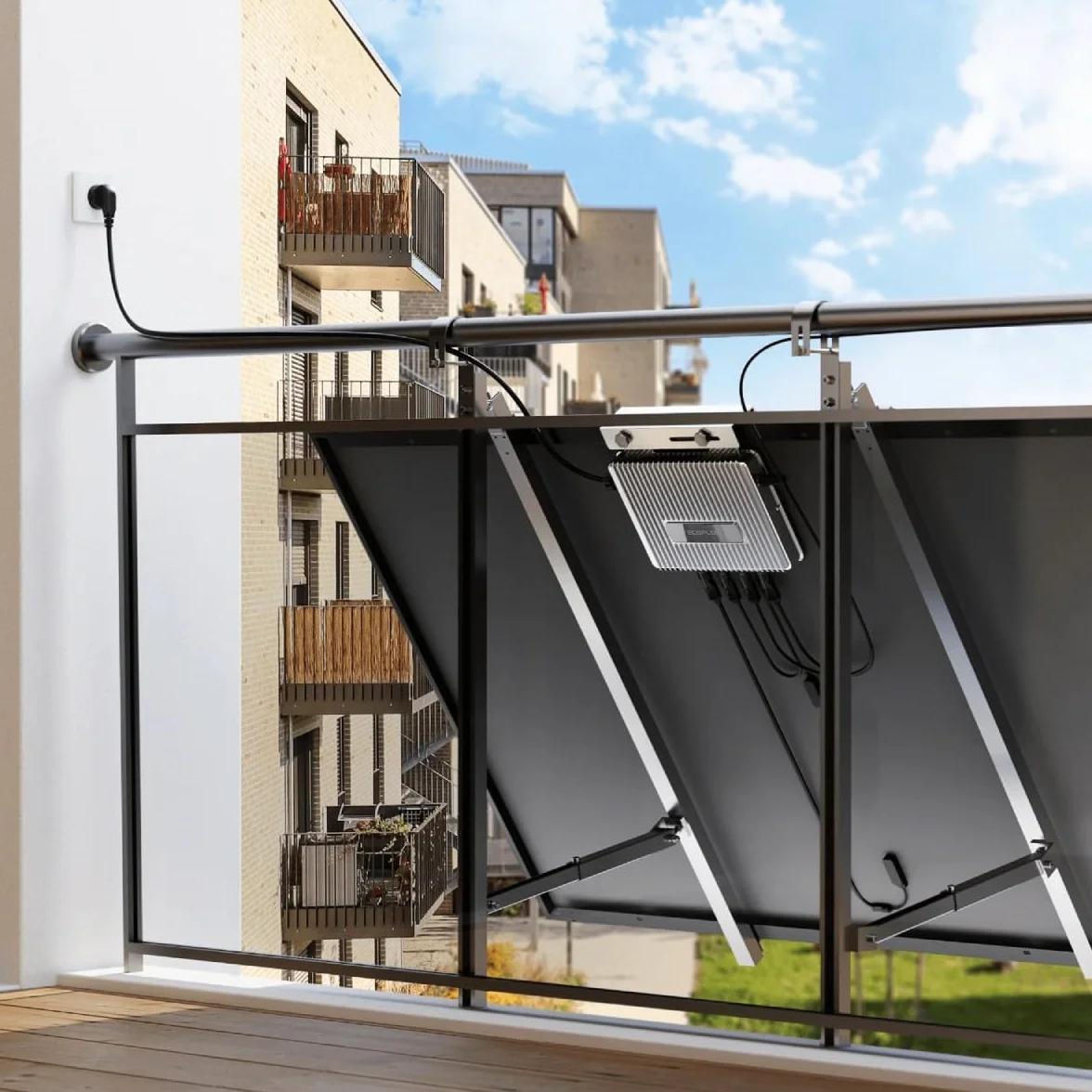 ECOFLOW Microwechselrichter STREAM Microinverter (ohne PV & AC kabel) 800 W 65 V/DC - WiFi-Kommunikation (EFSTREAMMI800W)