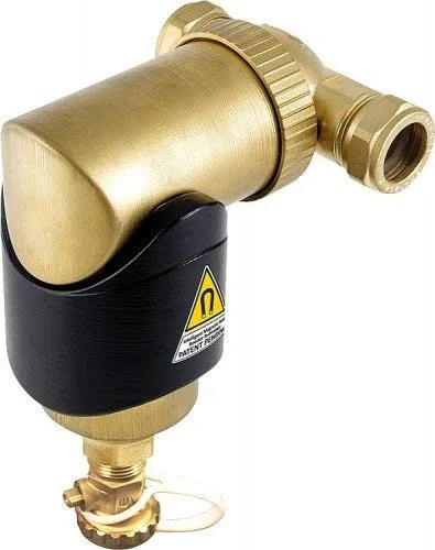 SpiroTrap - Separatore per fango MB3 con magnete 22 mm fino a 2 pollici, collegamento Spirotech 28 mm, isolamento senza isolamento