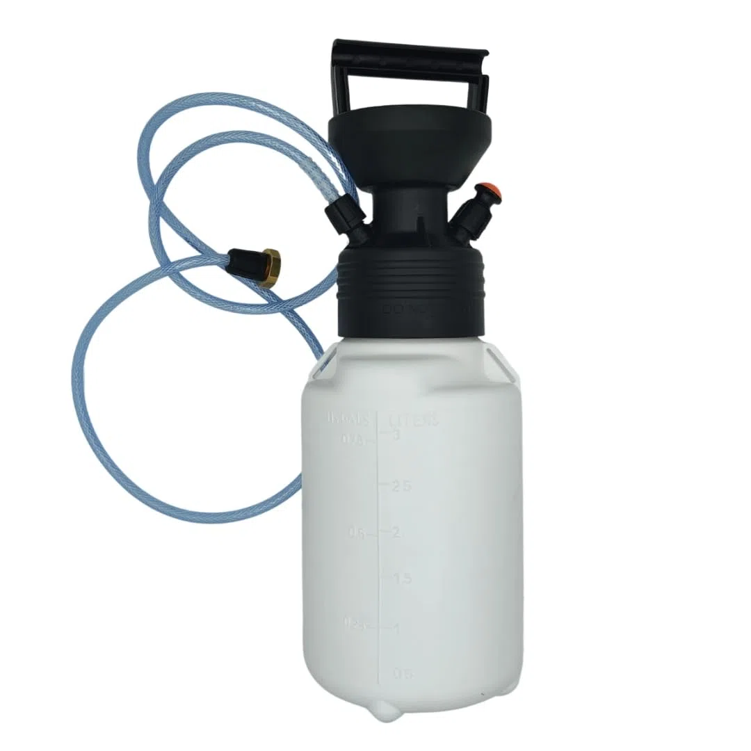 Pompa manuale – Pompa a pressione manuale 3L con attacco ¾ pollici | pressione fino a 3 bar | Ideale per riempire impianti di riscaldamento e solari