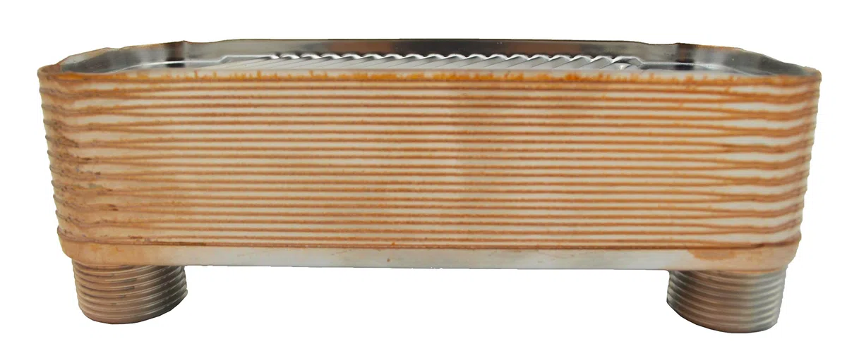 Nordic Tec Ba-12-20 - Scambiatore di calore in acciaio INOX con isolamento, 20 piastre da 45 kW 3/4"