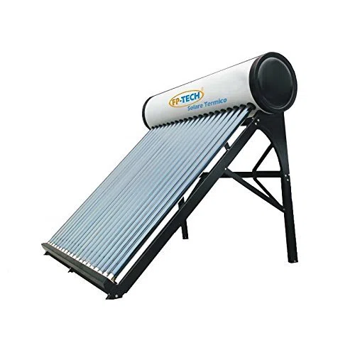 FP-TECH PANNELLO SOLARE TERMICO ACQUA CALDA ACCIAIO INOX TUBI SOTTOVUOTO CIRCOLAZIONE NATURALE - MOD. PREMIUM (240 Litri)