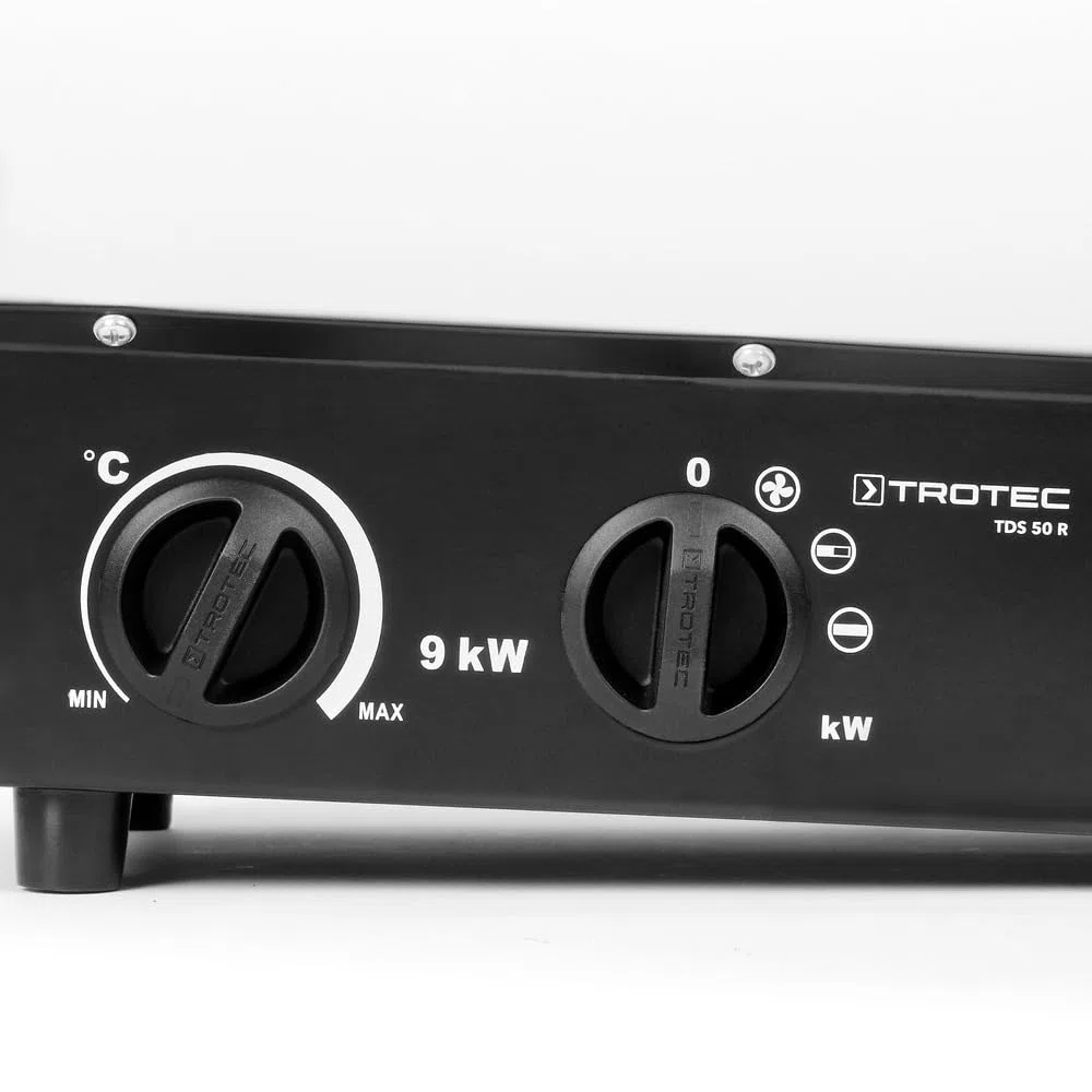 Trotec TDS 50 R - Riscaldatore elettrico, 9 kW, Bianco