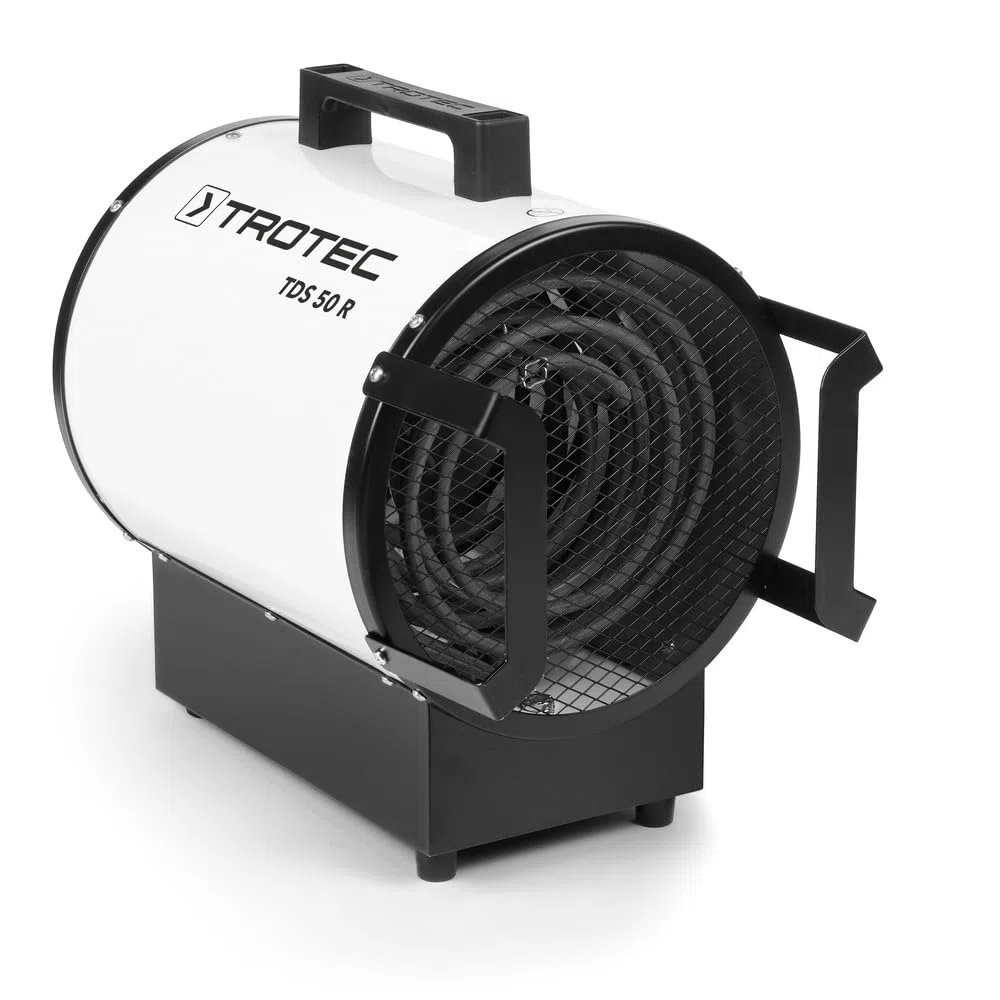 Trotec TDS 50 R - Riscaldatore elettrico, 9 kW, Bianco